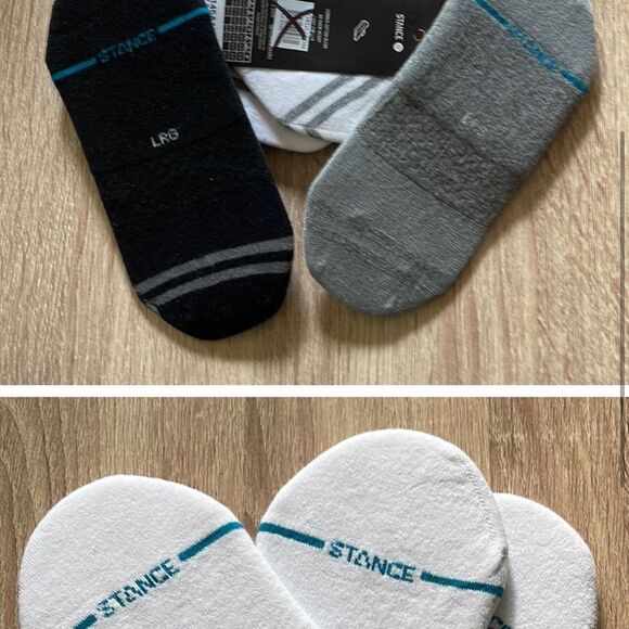 (5) New Stance No Show Socks,L - Picture 3 of 7
